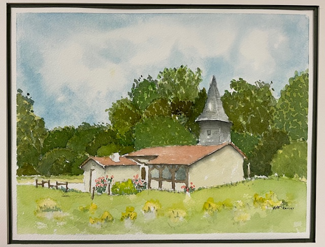 La chapelle de Gourby (Landes)